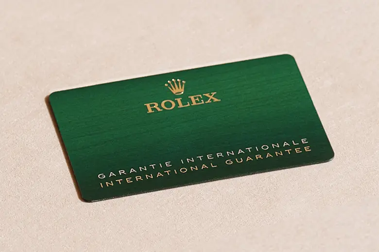 Rolex Guarantee Elmt 2603fg 011 Portrait