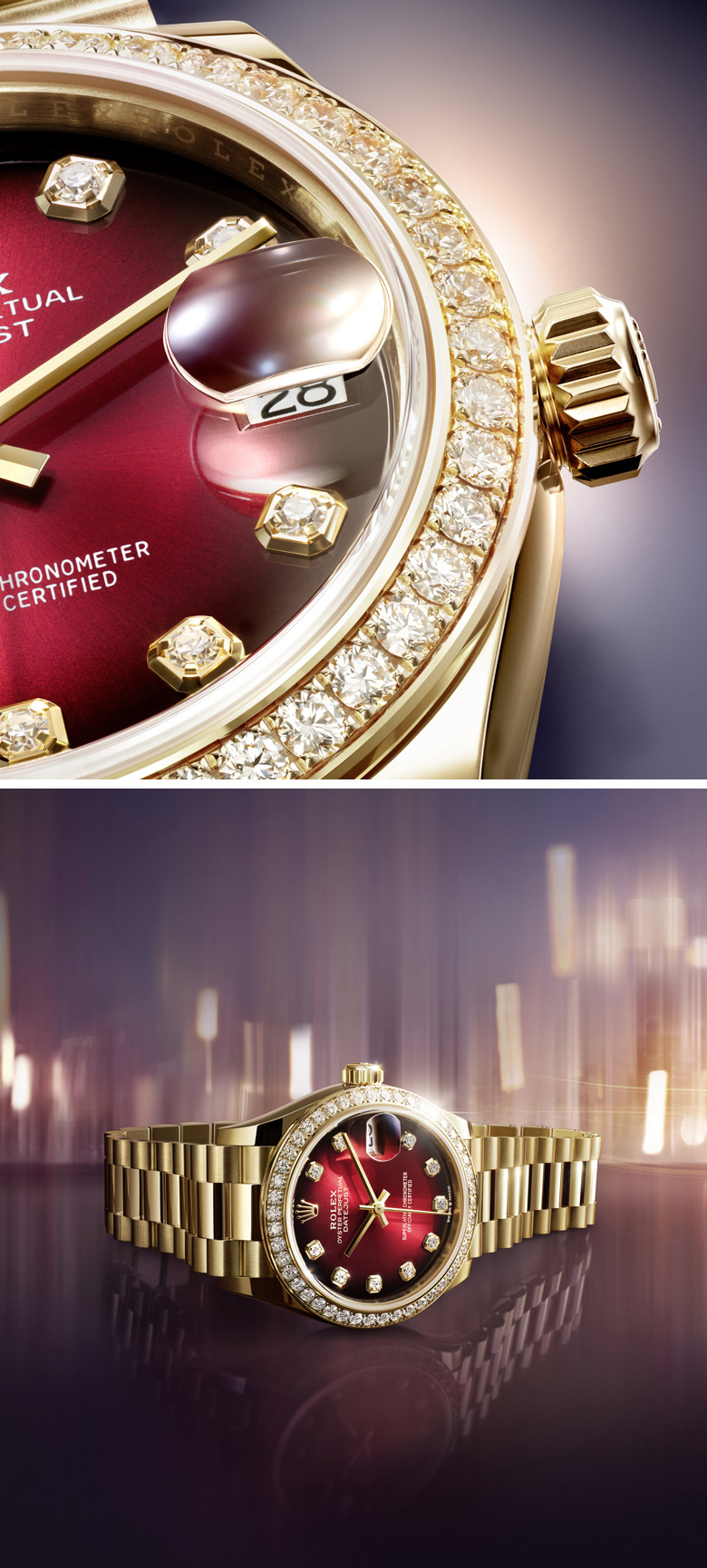 Rolex Datejust M278288rbr 0041 2412uf 002 M278288rbr 0041 2501stojan 002 Rvb Portrait