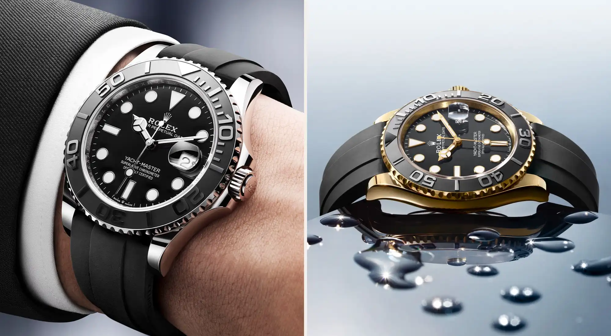 Rolex Yacht Master M226659 0002 Montre Portee Homme Yacht Master Rubber Black M226658 0001 2310jva 001 Landscape
