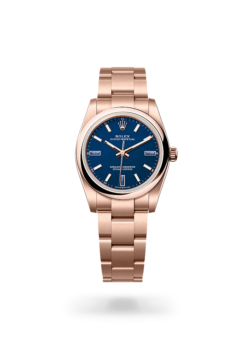 Rolex Oyster Perpetual Oyster, 34 mm, Everose gold