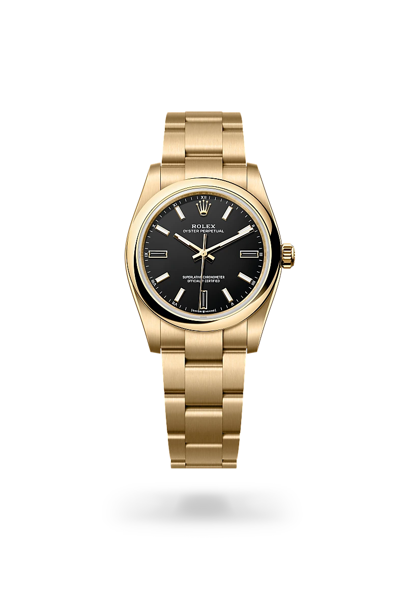 Rolex Oyster Perpetual Oyster, 34 mm, yellow gold