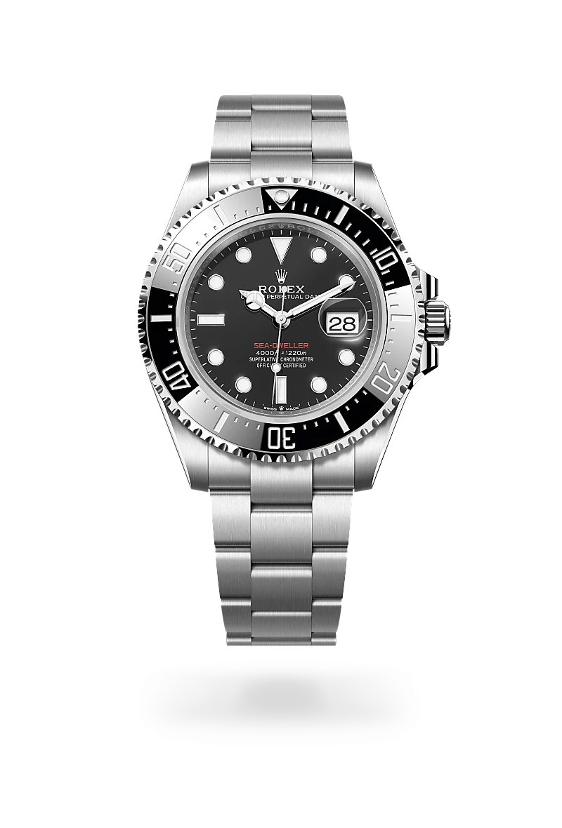 Rolex Sea-Dweller Oyster, 43 mm, acciaio Oystersteel