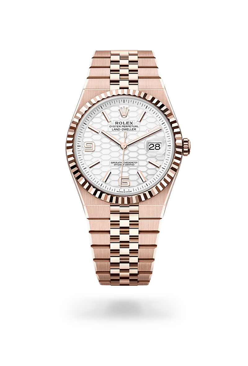 Rolex Land-Dweller Oyster, 40 mm, Everose gold