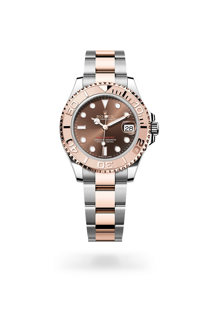 Rolex Yacht-Master Oyster, 37 mm, acciaio Oystersteel e oro Everose