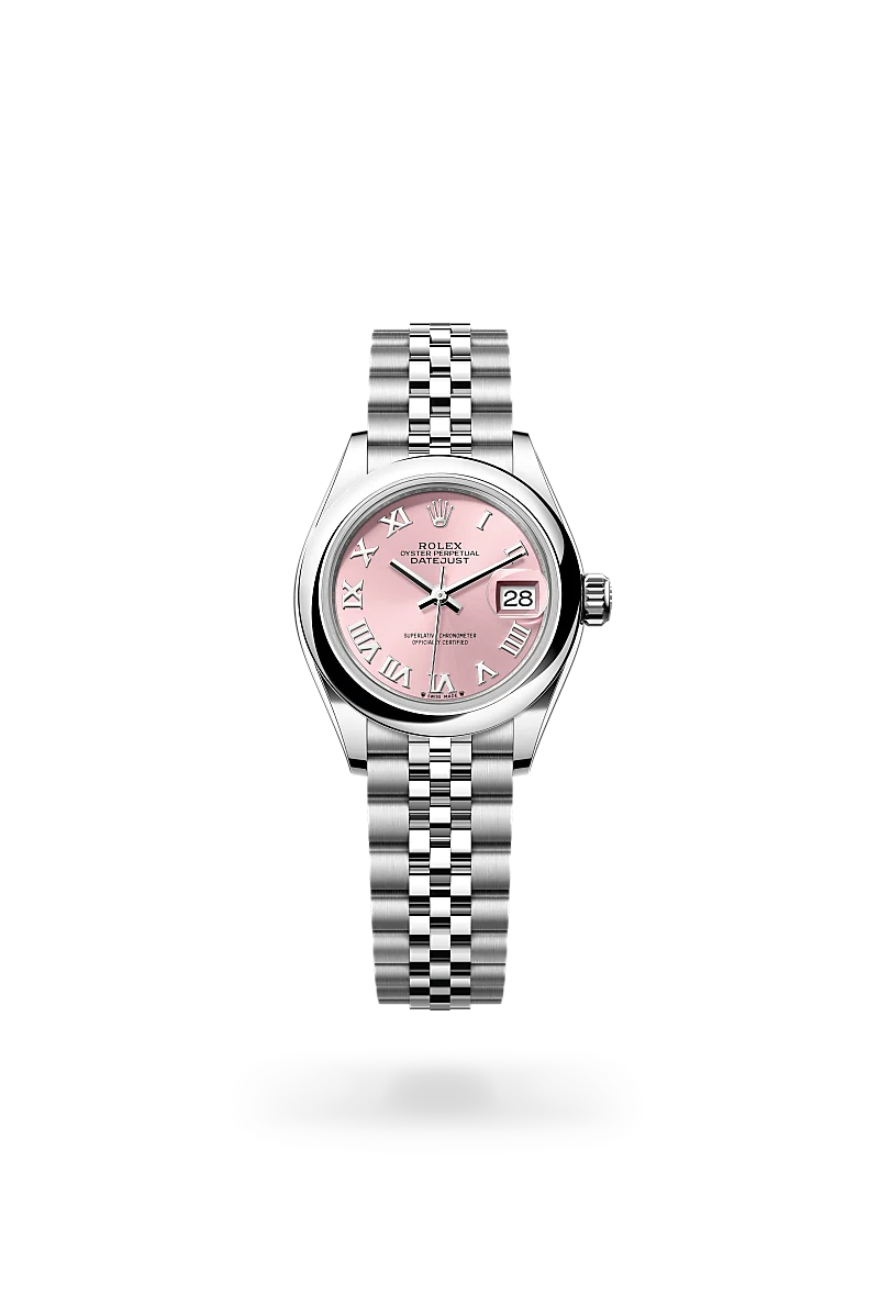Rolex Lady-Datejust Oyster, 28 mm, acciaio Oystersteel