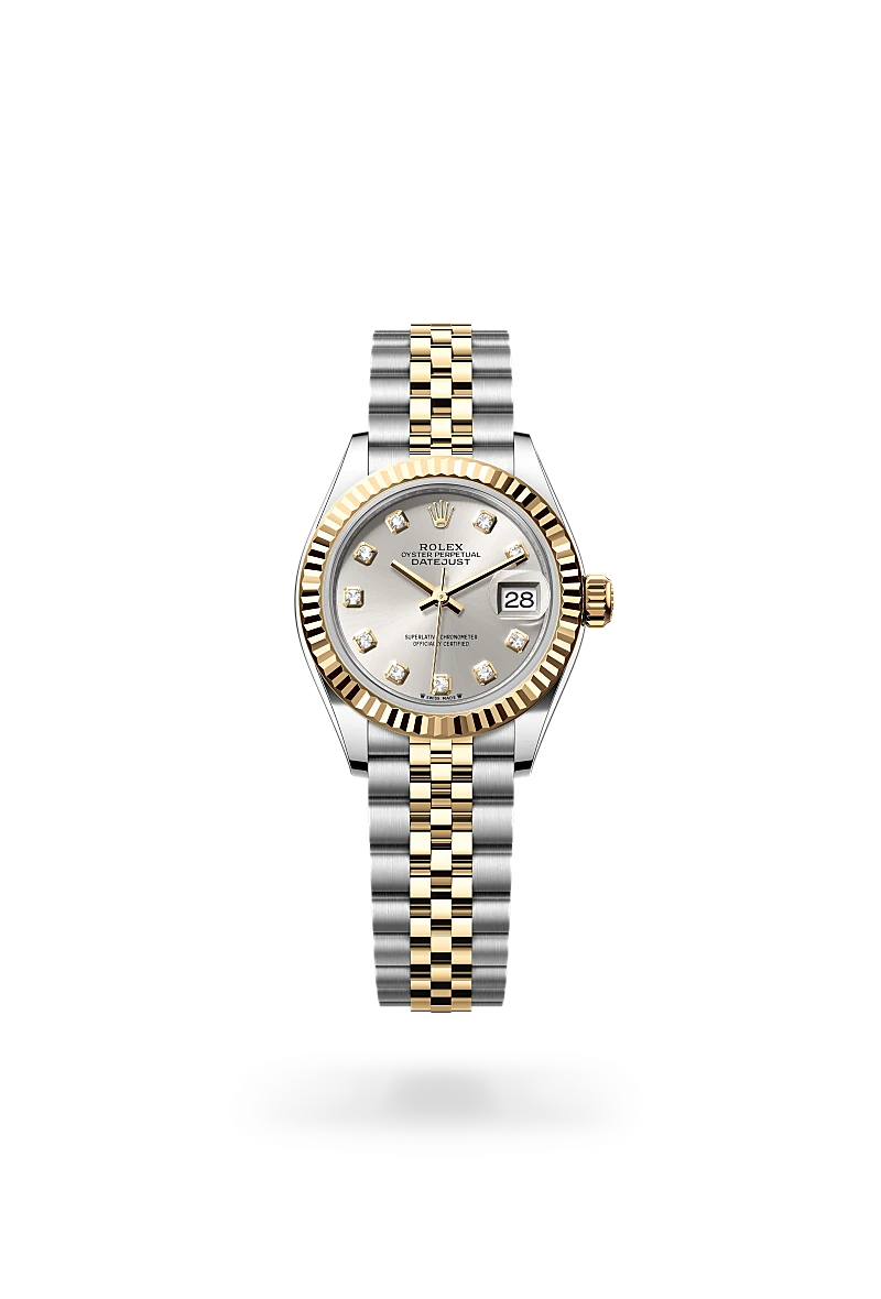 Rolex Lady-Datejust Oyster, 28 mm, acciaio Oystersteel e oro giallo