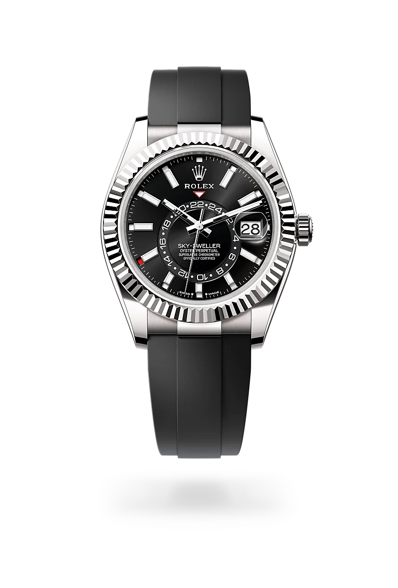 Rolex Sky-Dweller Oyster, 42 mm, oro bianco