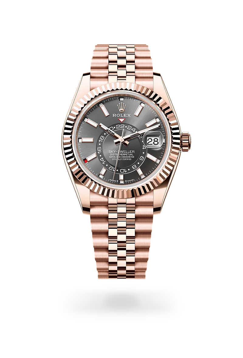 Rolex Sky-Dweller Oyster, 42 mm, oro Everose