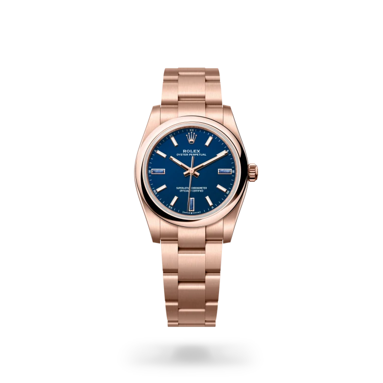 Rolex Oyster Perpetual Oyster, 34 mm, Everose gold
