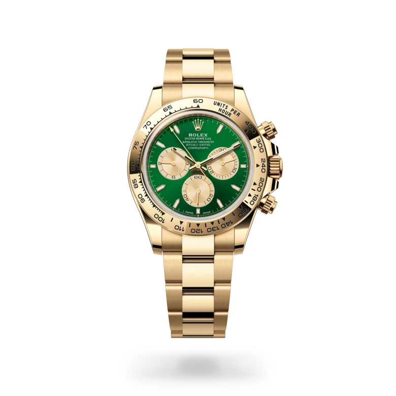 Rolex Cosmograph Daytona Oyster, 40 mm, oro giallo