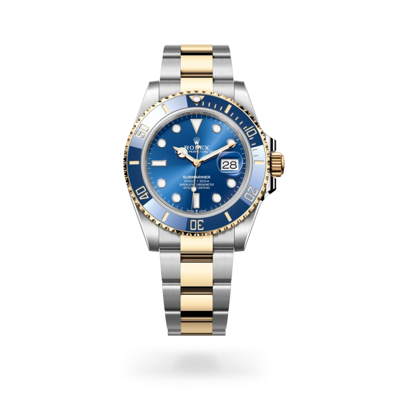 Rolex Submariner Oyster, 41 mm, acciaio Oystersteel e oro giallo