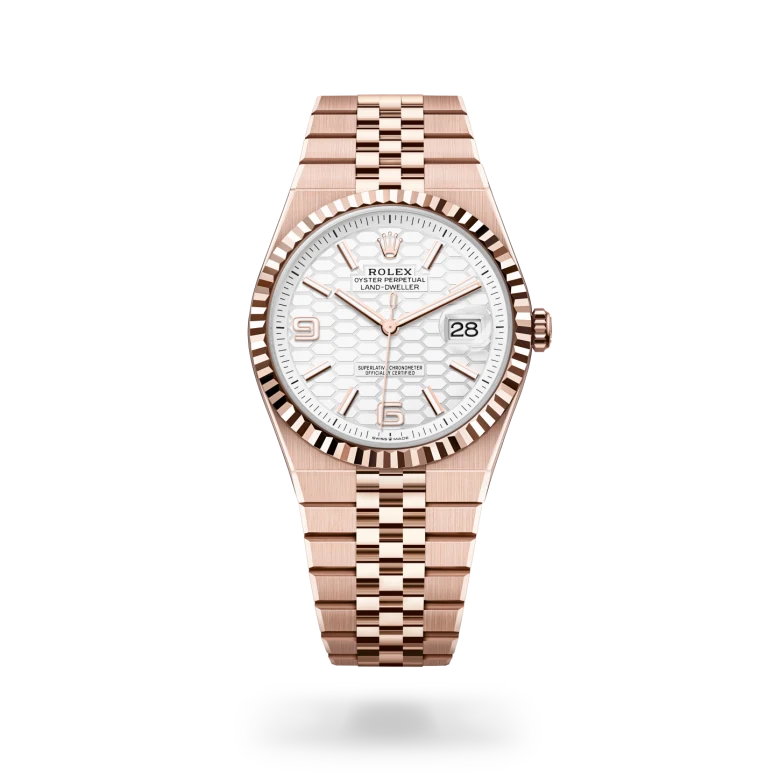 Rolex Land-Dweller Oyster, 40 mm, Everose gold
