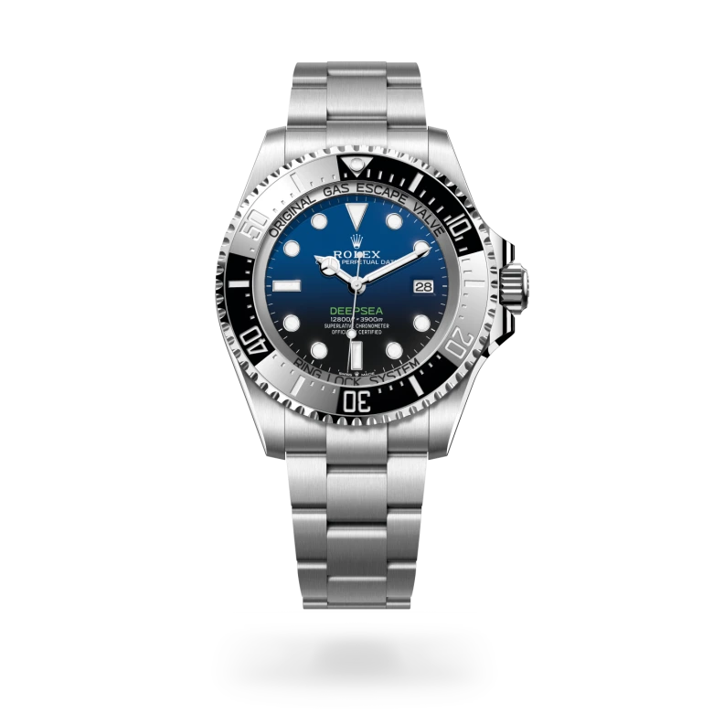 Rolex Deepsea Oyster, 44 mm, acciaio Oystersteel