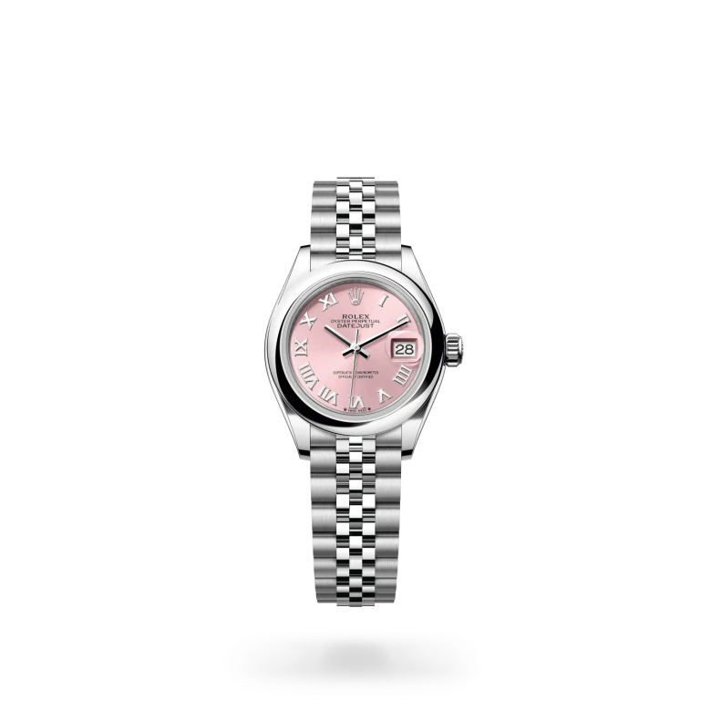 Rolex Lady-Datejust Oyster, 28 mm, acciaio Oystersteel