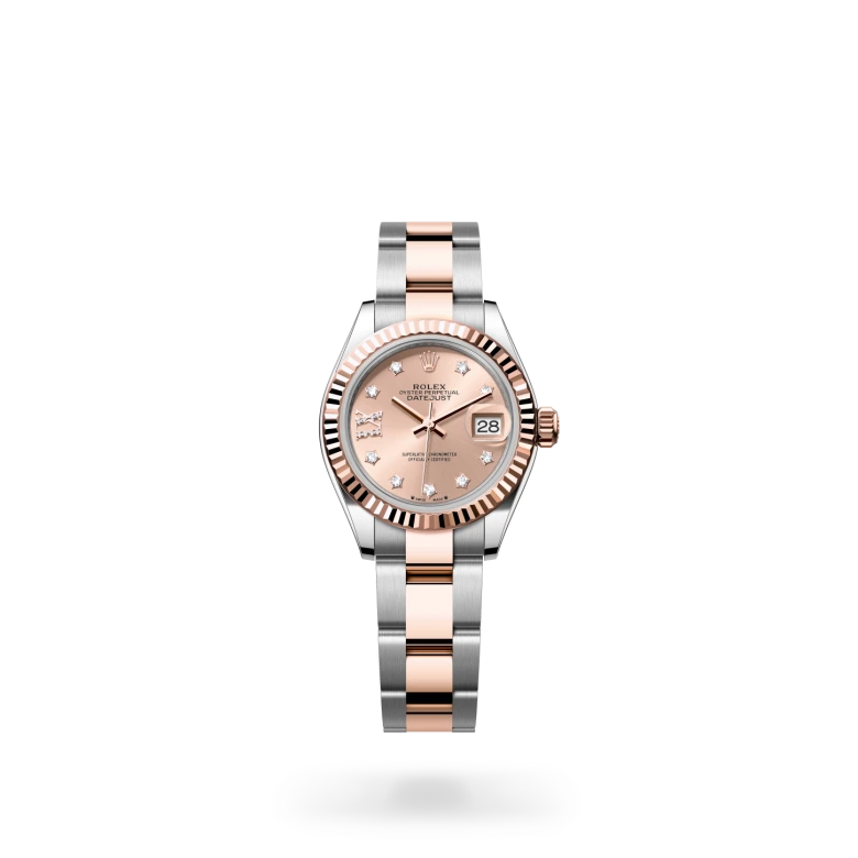 Rolex Lady-Datejust Oyster, 28 mm, acciaio Oystersteel e oro Everose