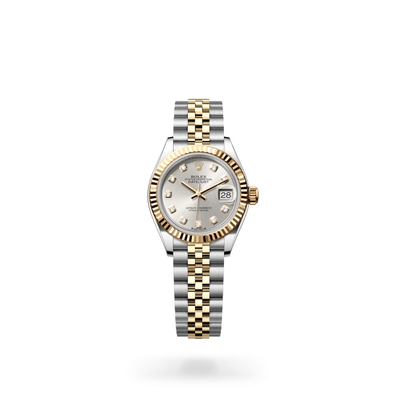Rolex Lady-Datejust Oyster, 28 mm, acciaio Oystersteel e oro giallo