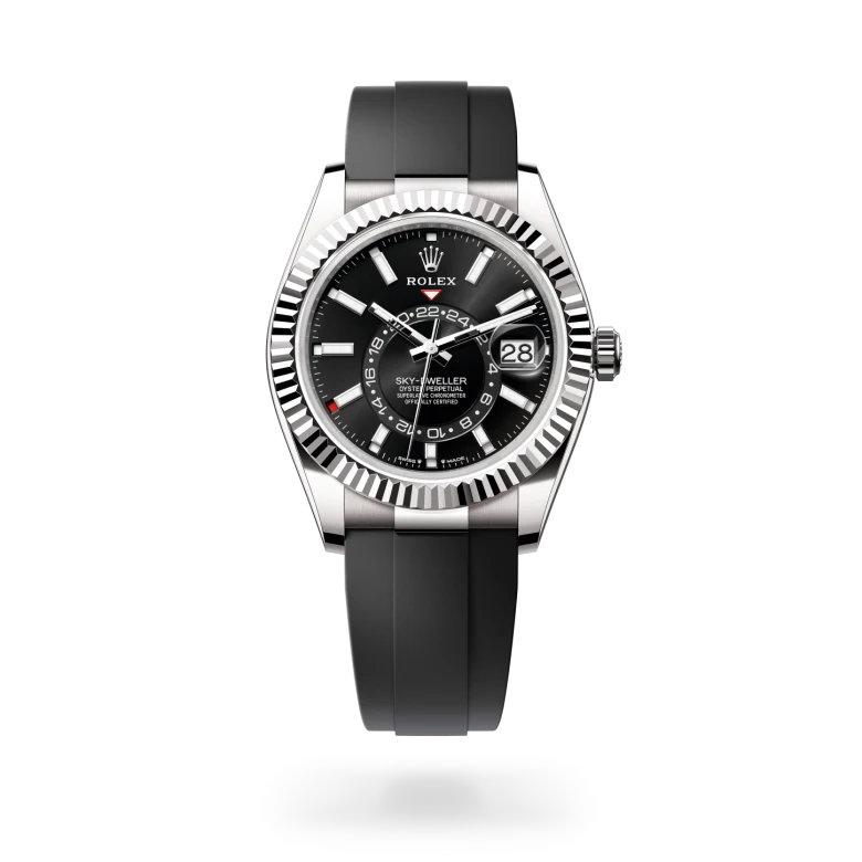 Rolex Sky-Dweller Oyster, 42 mm, oro bianco