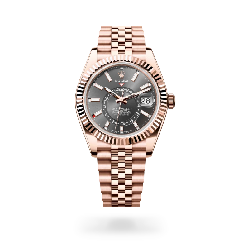 Rolex Sky-Dweller Oyster, 42 mm, oro Everose