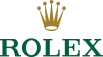 Logo rolex verde con scritta oro official retailer Viterbo