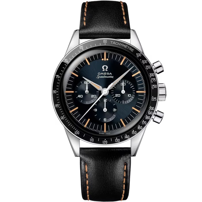 Immagine OMEGA First Omega In Space Manuale Acciaio/Pelle