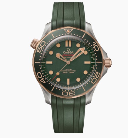 Seamaster quadrante verde ghiera bronzo