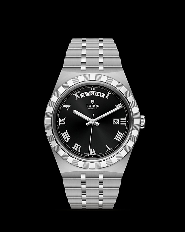 TUDOR Royal 41mm day date nero romani