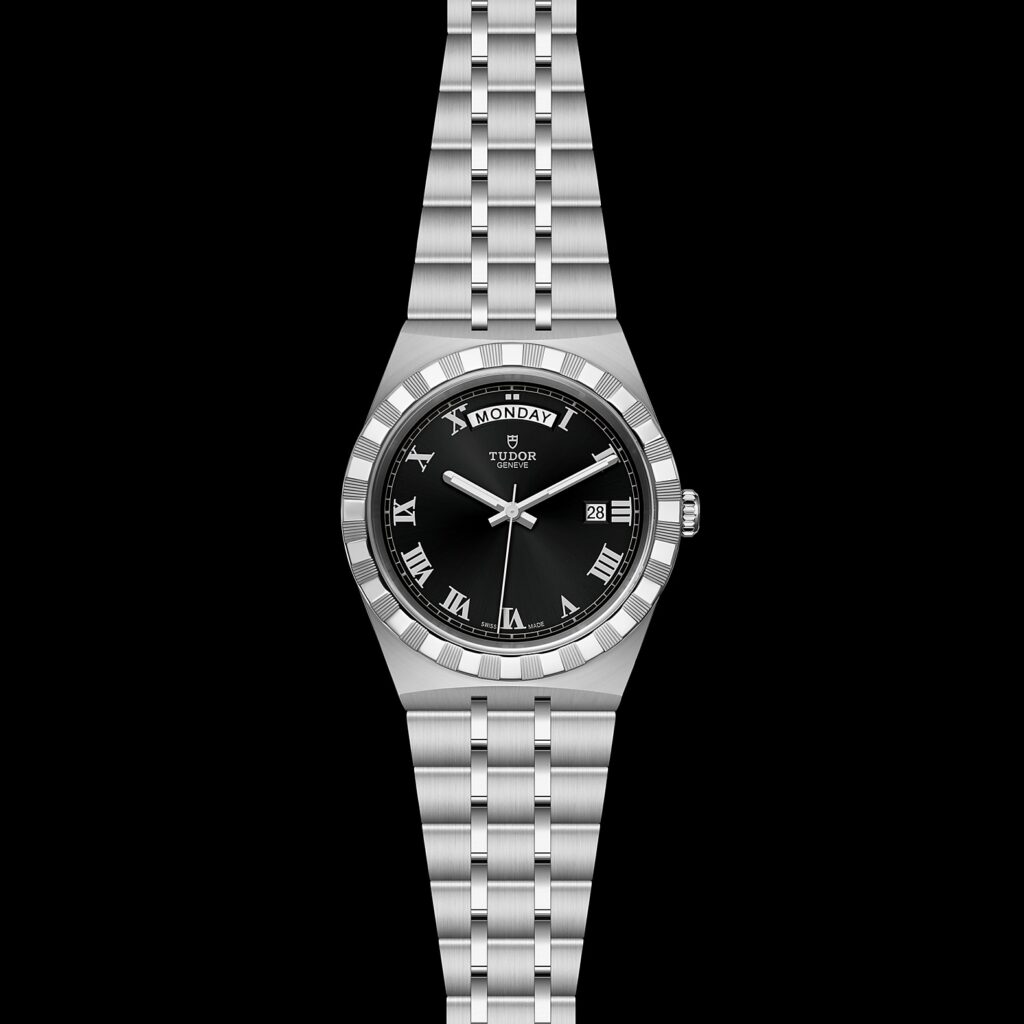 TUDOR Royal 41mm day date nero romani
