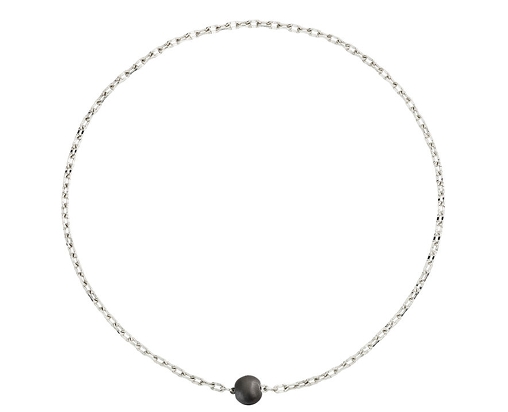 Immagine Collana Pepite argento e titanio