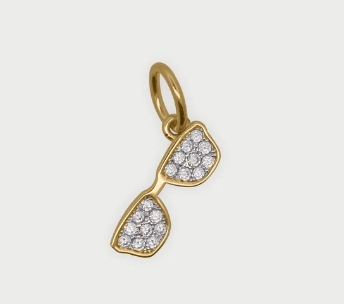 Immagine Charms occhiale zirconi