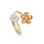 Anello Margherita Bloom con citrino